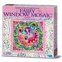 کیت اموزشی 4ام مدل موزائیک کاری روی پنچره طرح پری کد 04565 4M Fairy Window Mosaic Educational Kit 