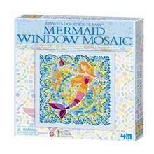 کیت آموزشی 4ام مدل موزائیک کاری روی پنچره طرح پری دریایی کد 04565 4M Mermaid Window Mosaic 04565 Educational Kit