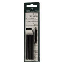 زغال فابر کاستل مدل PITT Pressed - بسته 3 عددی Faber-Castell PITT Pressed Charcoal -Pack of 3