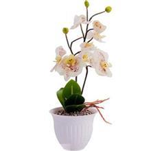 گلدان و گل مصنوعی هارمونی مدل ارکیده MD3502A Harmony Orchid MD3502A Flower Pot