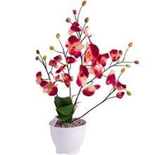 گلدان و گل مصنوعی هارمونی مدل ارکیده MD5999 Harmony Orchid MD5999 Flower Pot