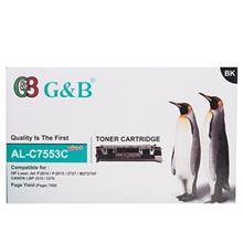 تونر مشکی جی اند بی مدل AL-C7553C plus G and B AL-C7553C plus Black Toner