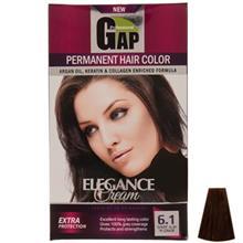 کیت رنگ مو گپ سری Ash مدل Dark Ash Blnde شماره 6.1 Gap Ash Dark Ash Blnde Hair Color 6.1
