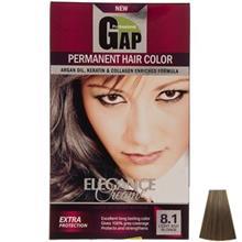 کیت رنگ مو گپ سری Ash مدل Light Ash Blnde شماره 8.1 Gap Ash Light Ash Blnde Hair Color 8.1