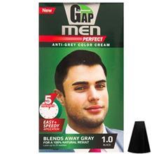 کیت رنگ مو گپ سری Men Perfect مدل Black شماره 1.0 Gap Men Perfect Black Hair Color 1.0