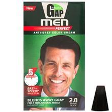 کیت رنگ مو گپ سری Men Perfect مدل Brown Black شماره 2.0 Gap Men Perfect Brown Black Hair Color 2.0