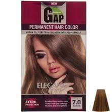 کیت رنگ مو گپ سری Natural مدل بلوند شماره 7.0 Gap Natural Blnd Hair Color 7.0