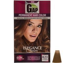 کیت رنگ مو گپ سری Gold مدل Light Nscafe شماره 8.73 Gap Nescafe Light Nscafe Hair Color 8.73
