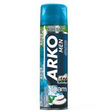 فوم اصلاح ارکو مدل Extra Frersh حجم 200 میلی لیتر ARKO MEN Shaving Foam 200ml 