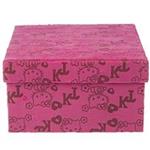 جعبه کادویی کلیپس مدل Hello Kitty Cube - سایز بزرگ