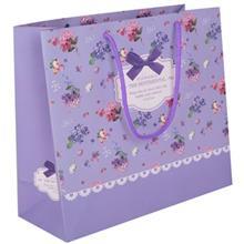 پاکت هدیه افقی طرح گل یاس Jasmine Horizontal Gift Bag