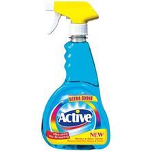 شیشه پاک کن ابی اکتیو حجم 500 میلی لیتر Active Glass Cleaner Blue 500ml 