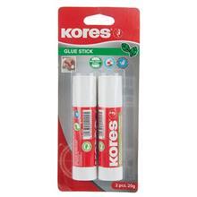 چسب ماتیکی 20 گرمی کورس مدل 12822 بسته عددی Kores 20gr Glue Stick Pack Of 