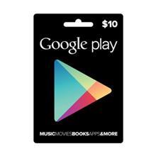 گیفت کارت 10 دلاری گوگل پلی Google Play 10 Dollars Gift Card