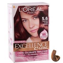 کیت رنگ مو لورآل شماره Excellence 5.6 LOreal Excellence No 5.6 Hair Color Kit