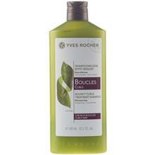 شامپو ترمیم کننده ایو روشه مدل Bouncy Curls حجم 300 میلی لیتر Yves-Rocher Bouncy Curls Treatment Shampoo 300ml