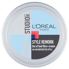 واکس مو لورآل سری Studio Line مدل Style Rework Out Of Bed حجم 150 میلی لیتر Loreal Studio Line Style Rework Out Of Bed Hair Vax 150ml