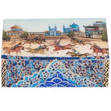 جعبه استخوانی اثر بهشتی مدل  کبریتی طرح میدان نقش جهان اصفهان Bone Product Box By Beheshti Isfahan Square