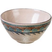 کاسه سفالی کارگاه مهر باستان مدل نیشابور Mehre Bastan Studio Nishaur Clay Bowl