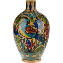 گلدان سفالی گالری مثالین طرح هفت رنگ نقش 8 Mesalin Gallery Rainbow Isfahan Design Clay Vase Code 20008 