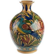 گلدان سفالی گالری مثالین طرح هفت رنگ نقش 9 Mesalin Gallery Rainbow Isfahan Design Clay Vase Code 20009