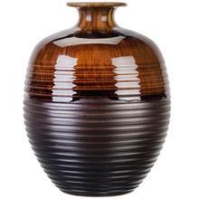 گلدان کارگاه خاکاب مدل کندویی خط دار Khakab Studio Hive Line Vase Code 39