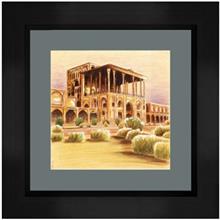 تابلو نقاشی گالری آثار هنر امروز طرح عالی قاپو اصفهان کد 19872 Asar Honar Emrooz Gallery Alighapo Isfahan Panel Code 19872