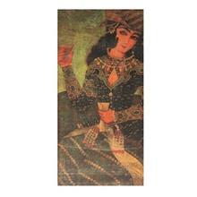 تابلو چوبی گالری پله طرح زن با جامی در دست کد 34 Peleh Gallery Woman with Glass Wooden Picture Code 34