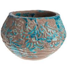 کاسه سفالی کارگاه ایران باستان طرح خط Iran Bastan Studio Clay Bowl Decorated With a Pattern Of Lines