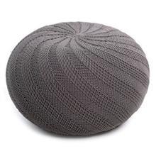 مبل پوف گالری دوک ریسه طرح گندم خاکستری Dook Reeseh Gallery Pouf Wheat Design Code 73009