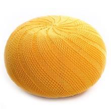 مبل پوف گالری دوک ریسه طرح گندم زرد Dook Reeseh Gallery Pouf Wheat Design Code 73011