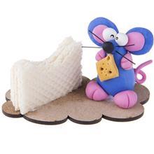 عروسک تزئینی موش گرسنه و بیسکوییت ویفری Ice Toys Ice Toys Hungry Mouse And Wafer Biscuit Decorative