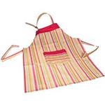 Rezin Taj 58 x 70 Pink Spread Denim Apron