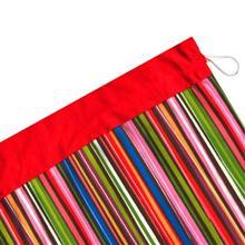 کیسه سبزی کتان 2 تکه رزین تاژ طرح راه راه رنگی Rezin Taj 2 Pieces Colorful Striped Denim Vegetable Bag
