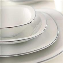 سرویس چینی 27 پارچه غذاخوری چینی زرین ایران سری کواترو مدل سمن درجه عالی Zarin Iran Porcelain Inds Quattro Saman 27 Pieces Porcelain Dinnerware Set Top Grade