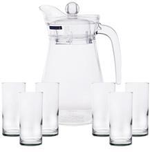 ست پارچ و لیوان 7 پارچه لومینارک مدل Arc Amsterdam کد C7087 Luminarc 7-Pieces Glass And Jug Set 