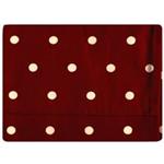 Rezin Taj 36 x 36 Red Dotted Denim Napkin