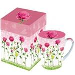 PPD Green Garden Mug With Lid