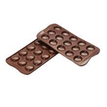 قالب شیرینی سیلیکومارت طرح ماکارون شکلاتی کد SCG21 Silikomart Choco Macaron SCG21 Pastry Form