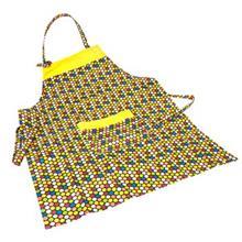 پیشبند چاپی 72 × 60 رزین تاژ طرح خالدار رنگی