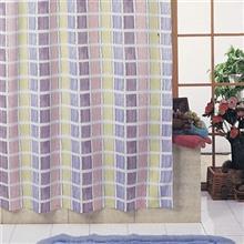  پرده حمام 240 × 200 رزین تاژ طرح Aqua Stripe Rezin Taj 200 x 240 Aqua Stripe Shower Curtain