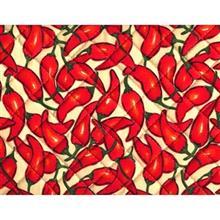 زیر بشقابی چاپی 43 × 32 رزین تاژ طرح فلفل قرمز 2 تایی Rezin Taj 43 x 32 Chili Printed Table Mat Pack Of 2