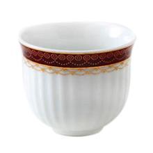 ست فنجان اسپرسو چینی زرین ایران مدل مینا قرمز درجه عالی Zarin Iran Porcelain Inds Red Mina Espresso  Sets Pack of 6 High Grade