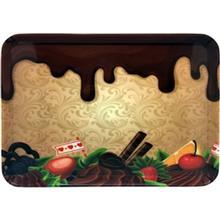 سینی طرح میوه و شکلات یزدگل کد 748