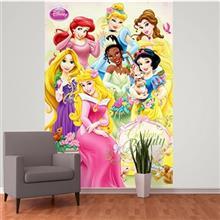 کاغذ دیواری 1وال مدل شاهزاره های دیزنی 1Wall Deco Mural Disney Princess Wallpaper