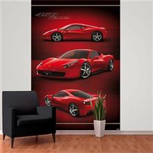 کاغذ دیواری 1وال مدل فراری 1Wall Deco Mural Ferrari Wallpaper