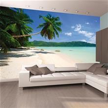 کاغذ دیواری 1وال مدل ساحل استوایی 1Wall Giant Mural Tropical Beach Wallpaper
