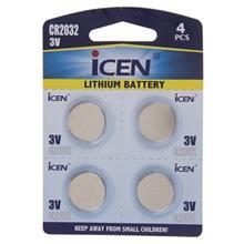 باتری سکه‌ای آیسن مدل CR2032 Icen Lithium CR2032 3V Battery - Pack of 4