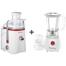 آبمیوه گیری مولینکس JU583 به همراه مخلوط کن Moulinex JU583 Juicer With Blender