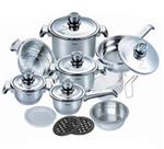 DeLmonti DL1060 Stainless Stell Cookware set‎